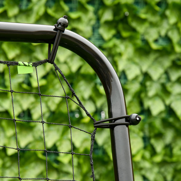 Fussball Rebounder Rückprallnetz höhenverstellbar für Training
