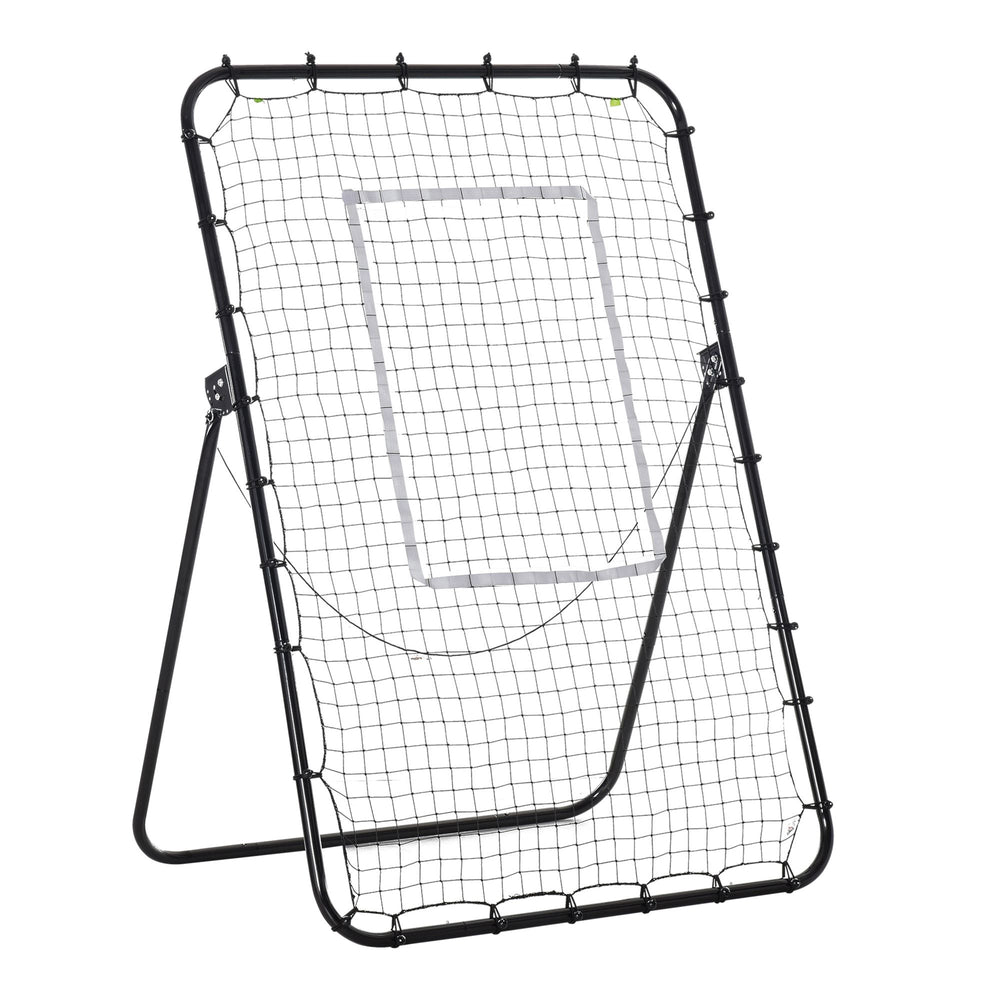 Fussball Rebounder Rückprallnetz höhenverstellbar für Training