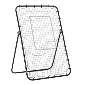 Fussball Rebounder Rückprallnetz höhenverstellbar für Training