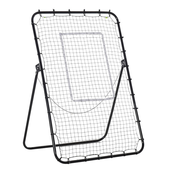 Fussball Rebounder Rückprallnetz höhenverstellbar für Training
