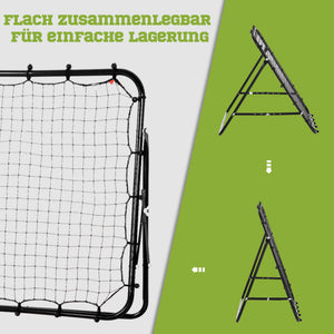 Fussball Rebounder Rückprallwand verstellbar für Training Jugendliche