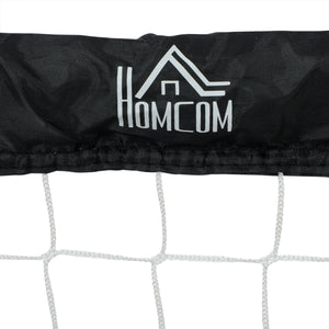 Fussballtor 2er-Set klappbar Metallrahmen 90x36x60cm Schwarz