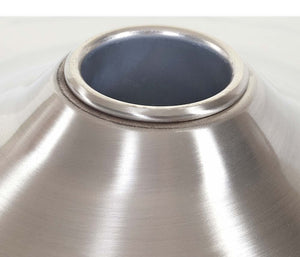 Fussteller Fussplatte Barhocker Barstuhl Rechteck Metall 37,5cm
