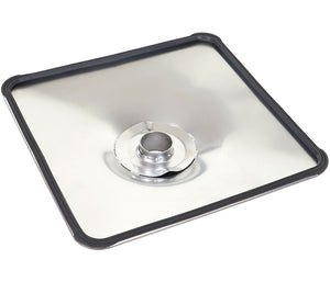 Fussteller Fussplatte Barhocker Barstuhl Rechteck Metall 37,5cm