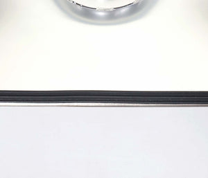 Fussteller Fussplatte Barhocker Barstuhl Rechteck Metall 37,5cm