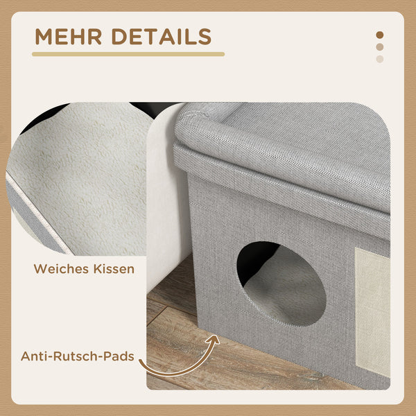 Futternapf-Set Edelstahl 2 Näpfe bis 8kg Grau