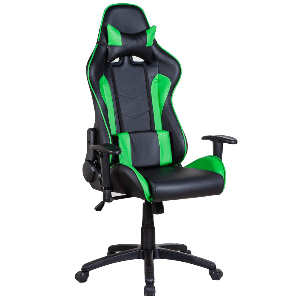 Gaming chair, office chair, black/green
