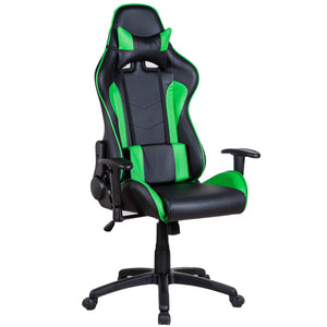 Gaming chair, office chair, black/green
