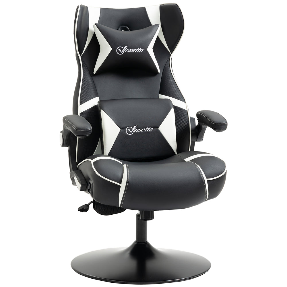 Gamingstuhl ergonomisch und höhenverstellbar Weiss