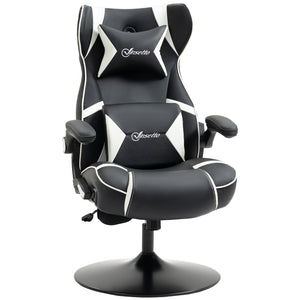 Gamingstuhl ergonomisch und höhenverstellbar Weiss