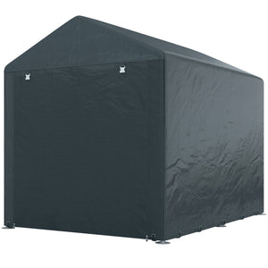 Garagenzelt 16x218x172m UV-Schutz wasserabweisend Grau