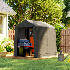 Garagenzelt wasserdicht mit Reissverschlusstür und Belüftung