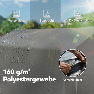 Garagenzelt wasserdicht mit Reissverschlusstür und Belüftung