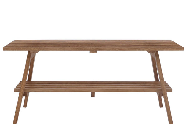 Garderobenbank Sitzbank Schuhregal Schuhablage 45x100x35cm Eiche