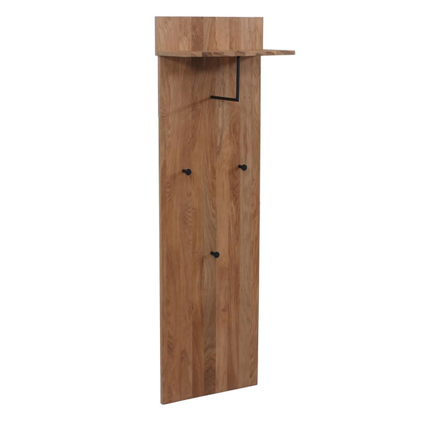 Garderobenpaneel Wandgarderobe Ablage Haken 135x42x22cm Eiche