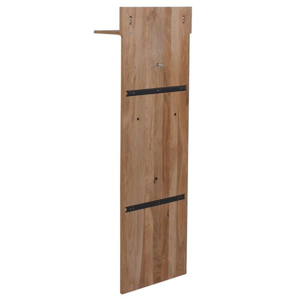 Garderobenpaneel Wandgarderobe Ablage Haken 135x42x22cm Eiche