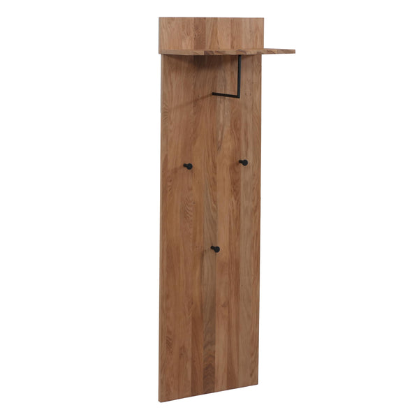 Garderobenpaneel Wandgarderobe Ablage Haken 135x42x22cm Eiche
