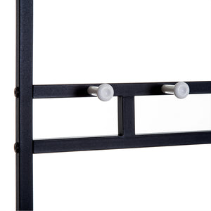 Garderobenständer Flurmöbel mit Bank und Regal 725x35x180cm