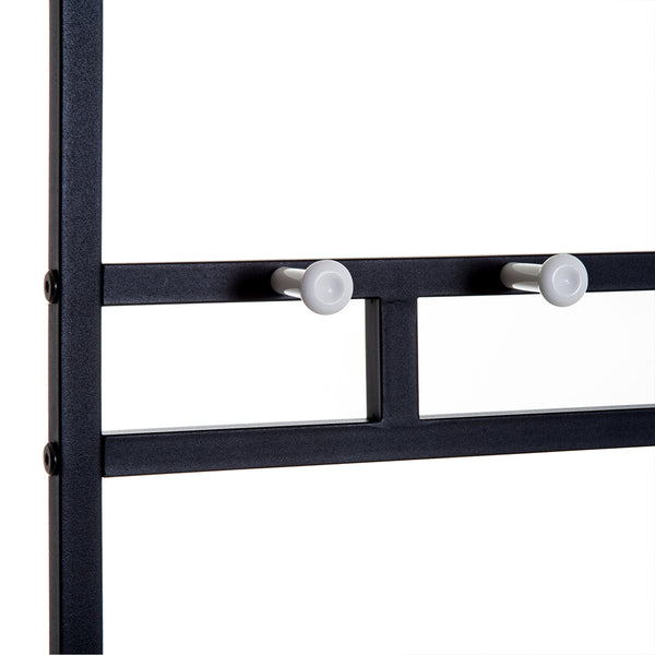 Garderobenständer Flurmöbel mit Bank und Regal 725x35x180cm