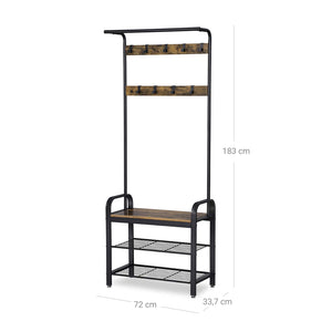 Coat rack, clothes rack 183x72x33cm IndustrialVIBE