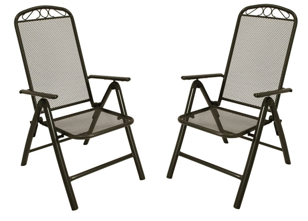 Garnitur Sitzgruppe CLASSIC 3-teilig, Streckmetall anthrazit