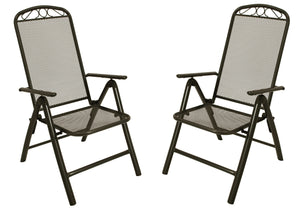 Sitzgruppe Garnitur CLASSIC 7-teilig, Streckmetall anthrazit
