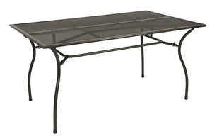Sitzgruppe Garnitur CLASSIC 7-teilig, Streckmetall anthrazit