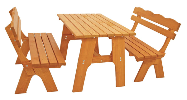 Garnitur FREITAL 3-teilig 120cm, Kiefer imprägniert