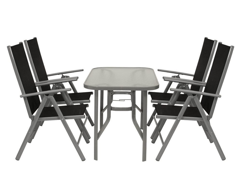 Balkonset BRASILIA Eukalyptus 7-teilig, geölt, FSC®-zertifiziert