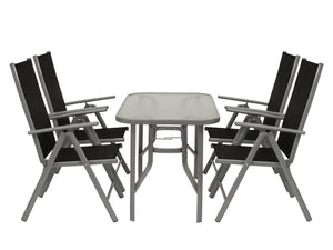 Balkonset BRASILIA Eukalyptus 7-teilig, geölt, FSC®-zertifiziert