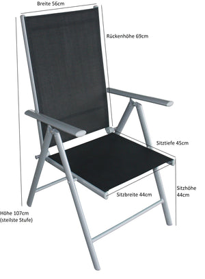 Balkonset BRASILIA Eukalyptus 7-teilig, geölt, FSC®-zertifiziert