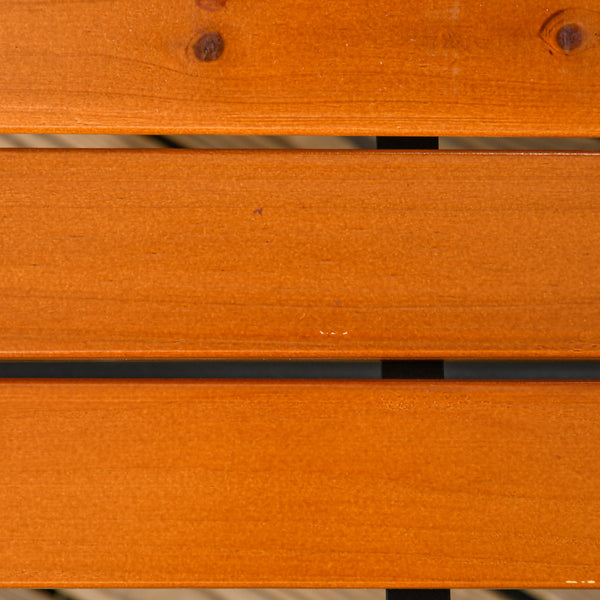 Gartenbank für 2 Personen Terrasse Holz Aluminium Teak
