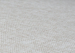 Aluminium Gartenbank 3-Sitzer mit Olefin-Polster, hellgrün/beige