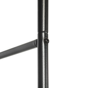Gartenbogen Rankhilfe für Rosen und Kletterpflanzen Metall schwarz