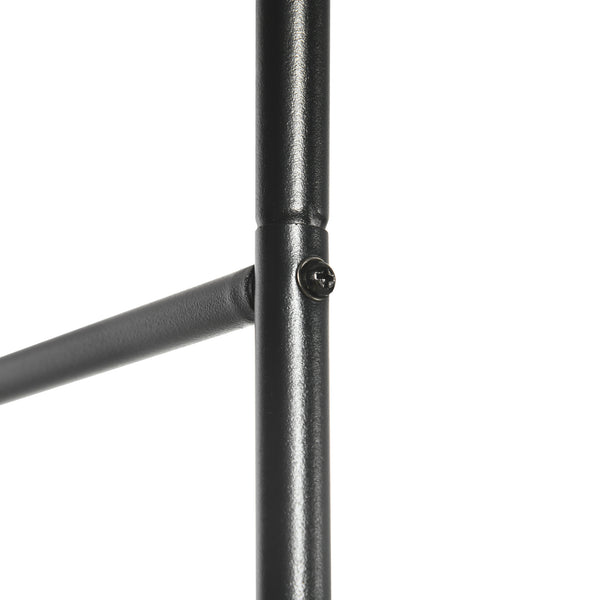 Gartenbogen Rankhilfe für Rosen und Kletterpflanzen Metall schwarz