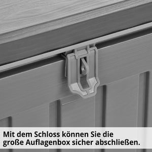 Gartenbox Kissenbox Auflagenbox 270 Liter wetterfest