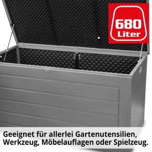 Gartenbox Kissenbox Auflagenbox 680 Liter wetterfest