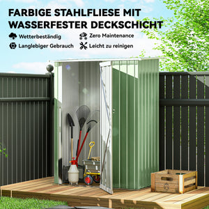 Gartenhaus Gerätehaus Metall wetterfest abschliessbar Outdoor