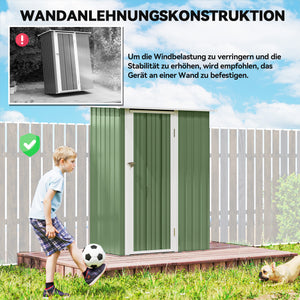 Gartenhaus Gerätehaus Metall wetterfest abschliessbar Outdoor