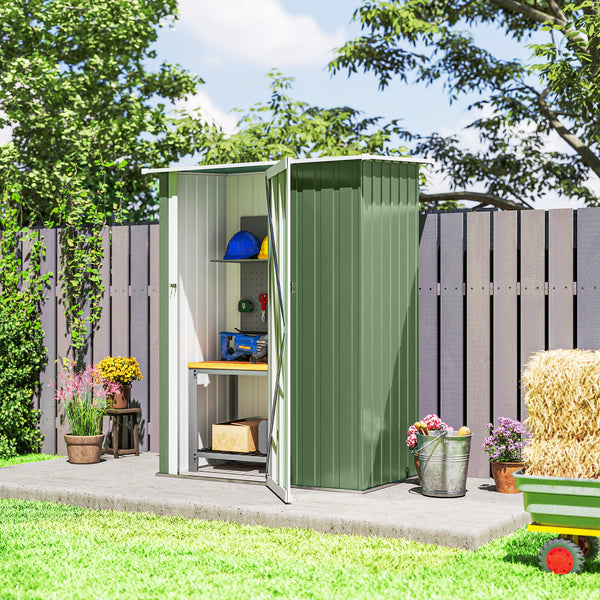 Gartenhaus Gerätehaus Metall wetterfest abschliessbar Outdoor