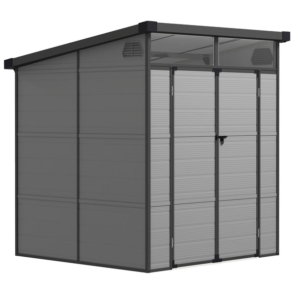 Gartenhaus Kunststoff abschliessbar mit Lüftung 1,9x1,9m
