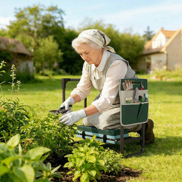 Gartenkniebank Hocker gepolstert klappbar 150kg