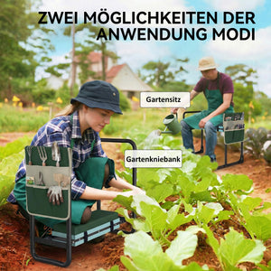 Gartenkniebank Hocker gepolstert klappbar 150kg