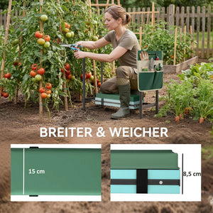 Gartenkniebank Hocker gepolstert klappbar 150kg