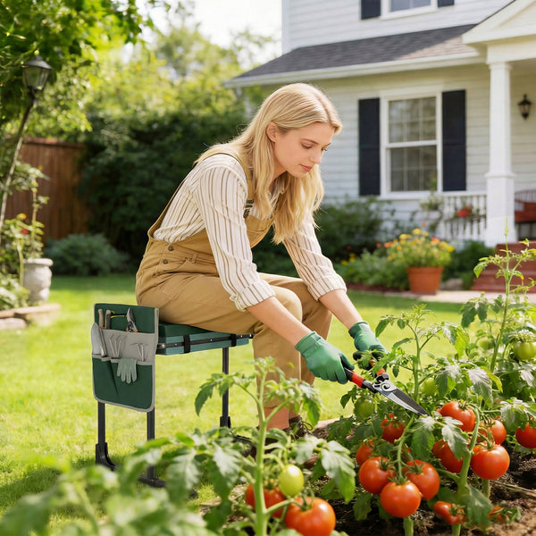 Gartenkniebank Hocker gepolstert klappbar 150kg