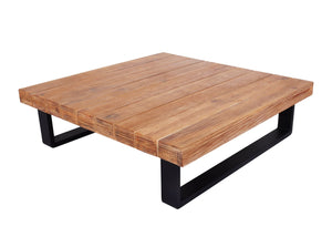 Garten Lounge-Set aus Akazienholz mit beigen Polstern, hellbraun