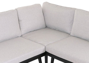 Garten Lounge-Set aus Akazienholz mit Beistelltisch, hellbraun
