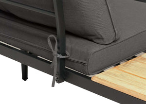 Garten Lounge-Set aus Akazienholz mit Beistelltisch, hellbraun