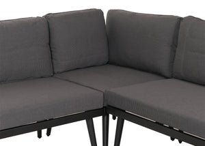 Garten Lounge-Set aus Akazienholz mit Beistelltisch, hellbraun