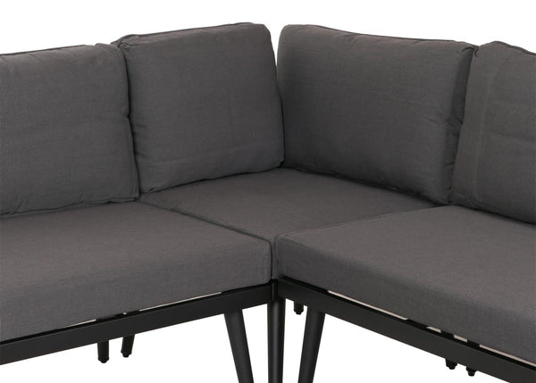 Garten Lounge-Set aus Akazienholz mit Beistelltisch, hellbraun